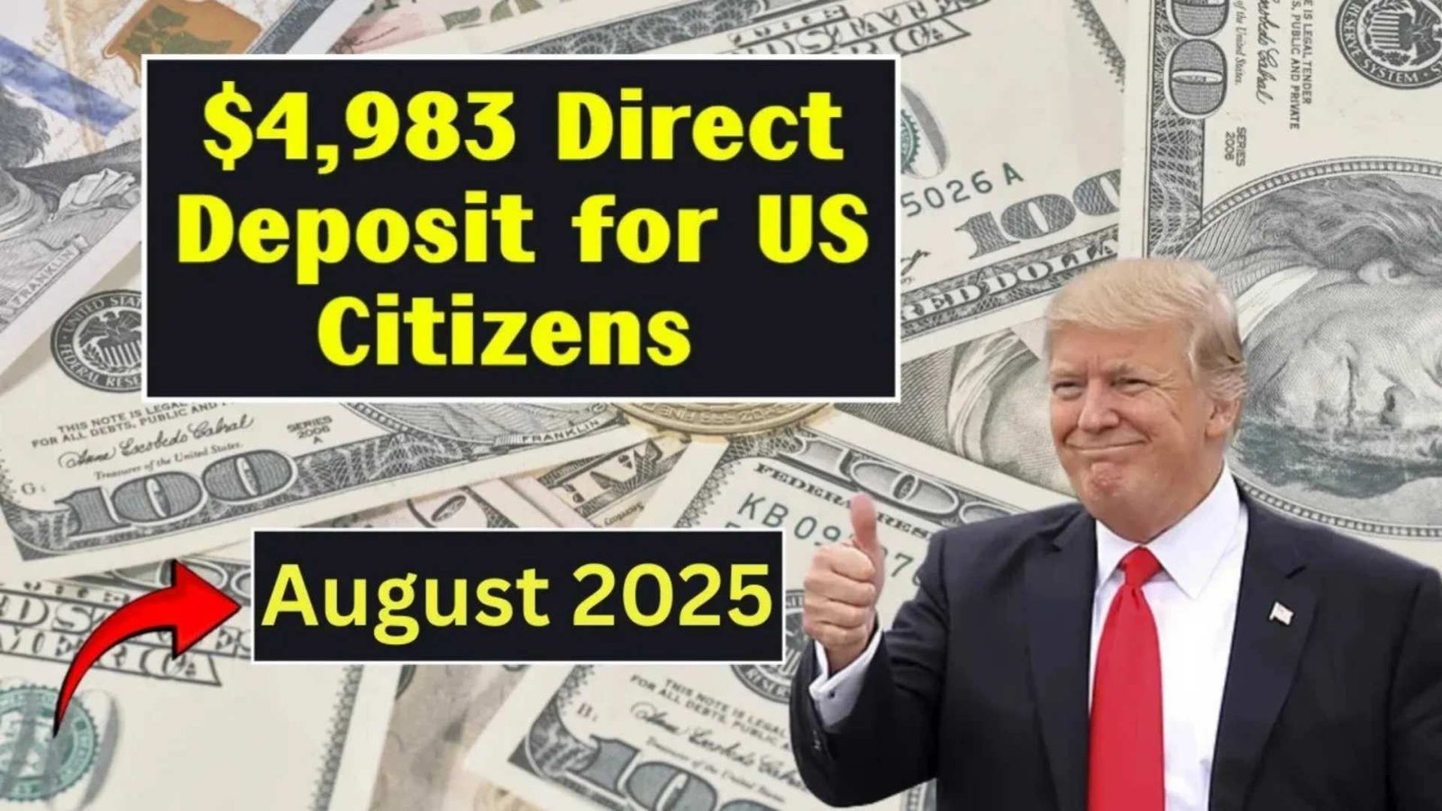 $4983 Direct Deposit For Everyone in August 2025 – Check Eligibility, Payment Dates & How to Claim