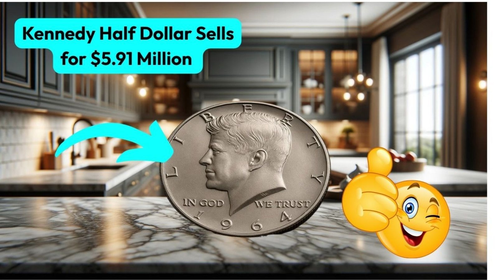 Kennedy Half Dollar Sells for $5.91 Million